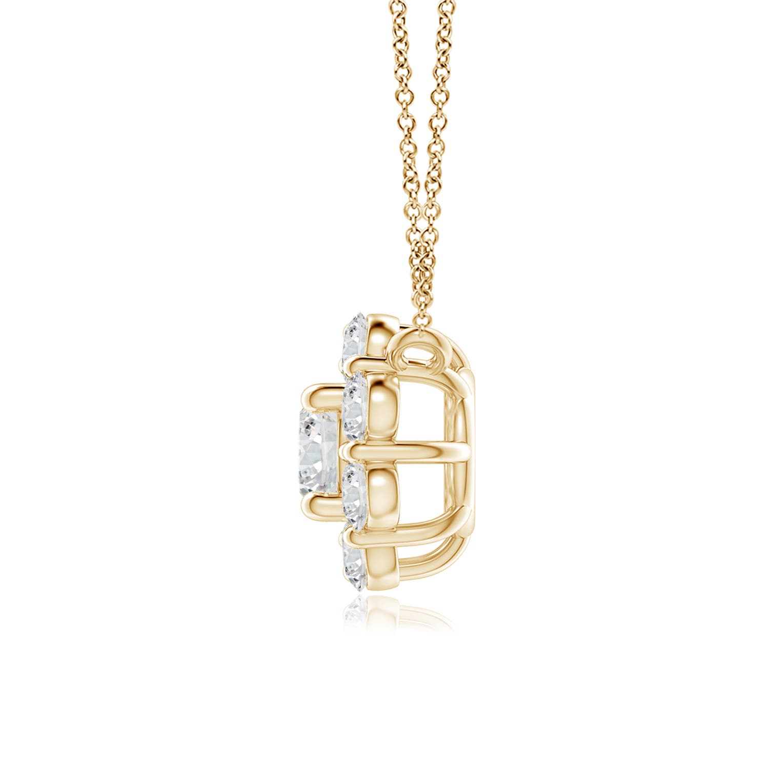 H, SI2 / 0.6 CT / 14 KT Yellow Gold