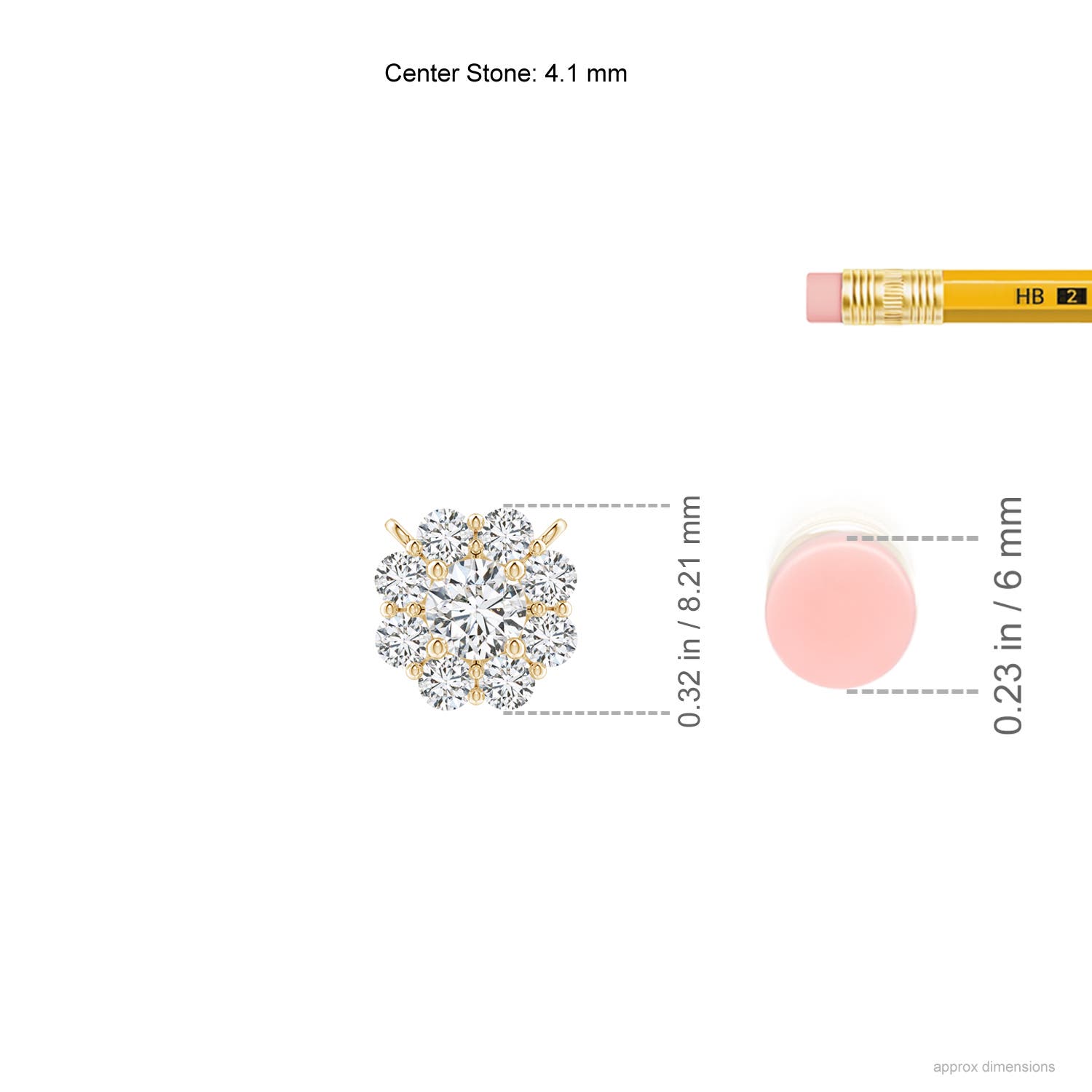 H, SI2 / 0.6 CT / 14 KT Yellow Gold