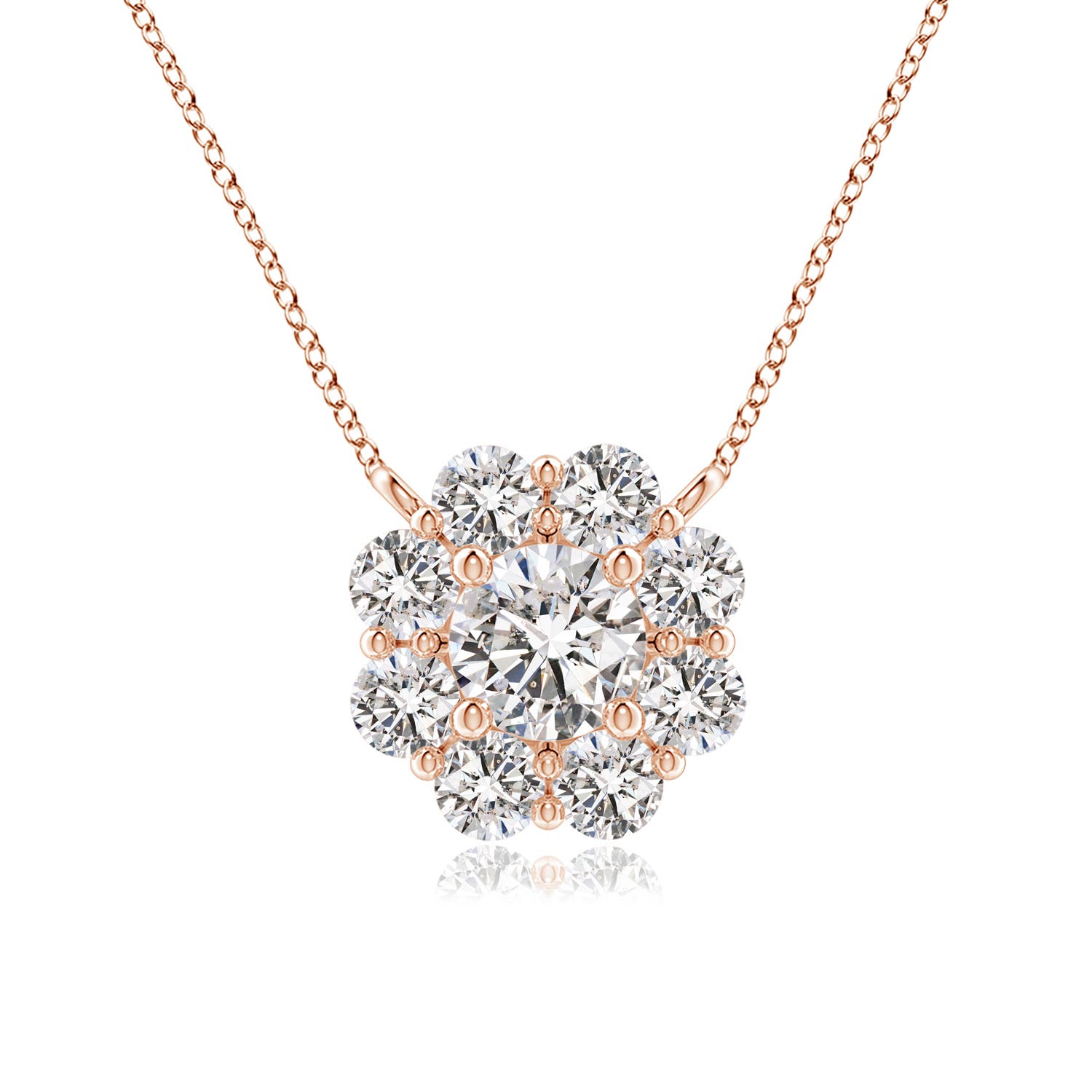 I-J, I1-I2 / 0.6 CT / 14 KT Rose Gold