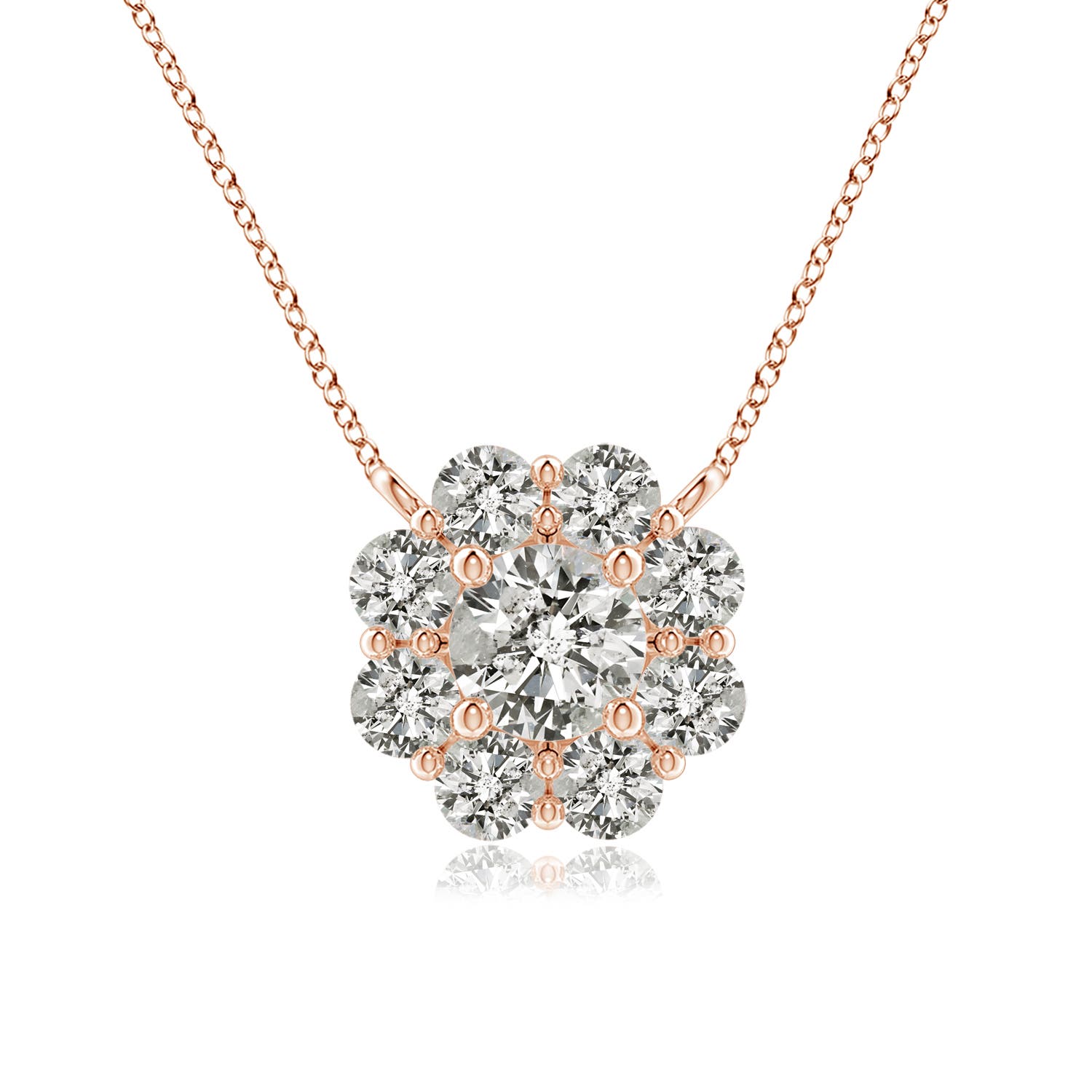 K, I3 / 0.6 CT / 14 KT Rose Gold