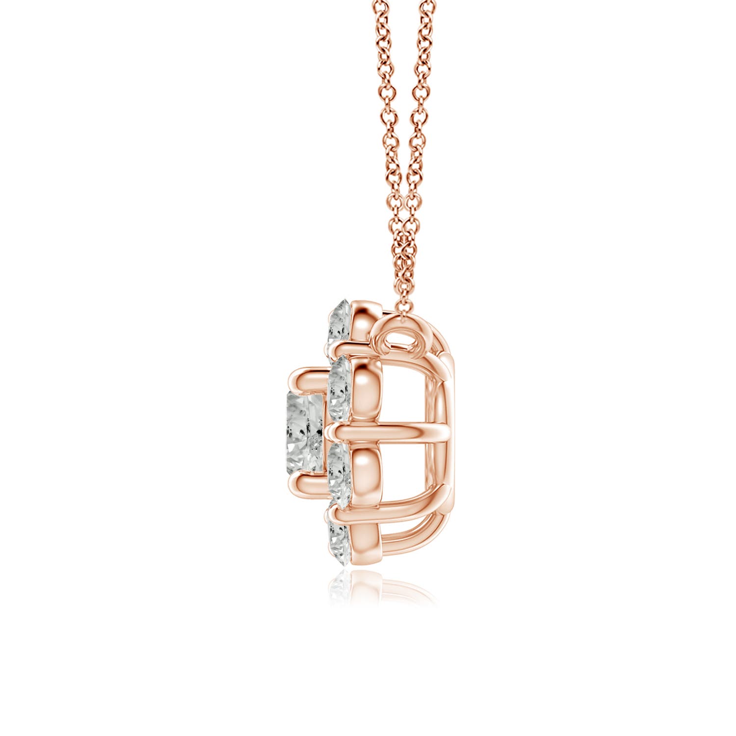 K, I3 / 0.6 CT / 14 KT Rose Gold