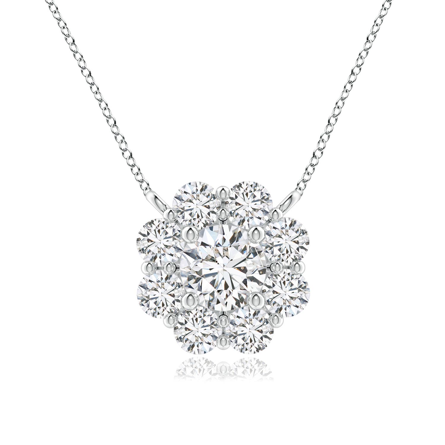 H, SI2 / 0.77 CT / 14 KT White Gold