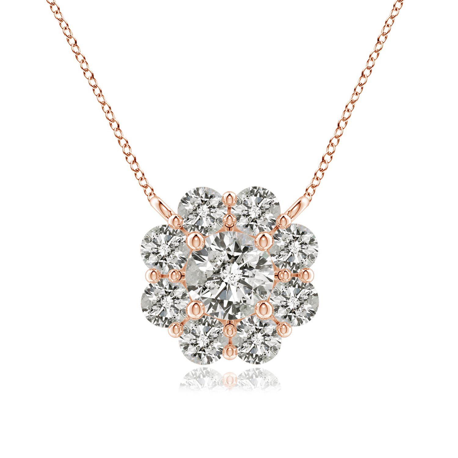 K, I3 / 0.77 CT / 14 KT Rose Gold