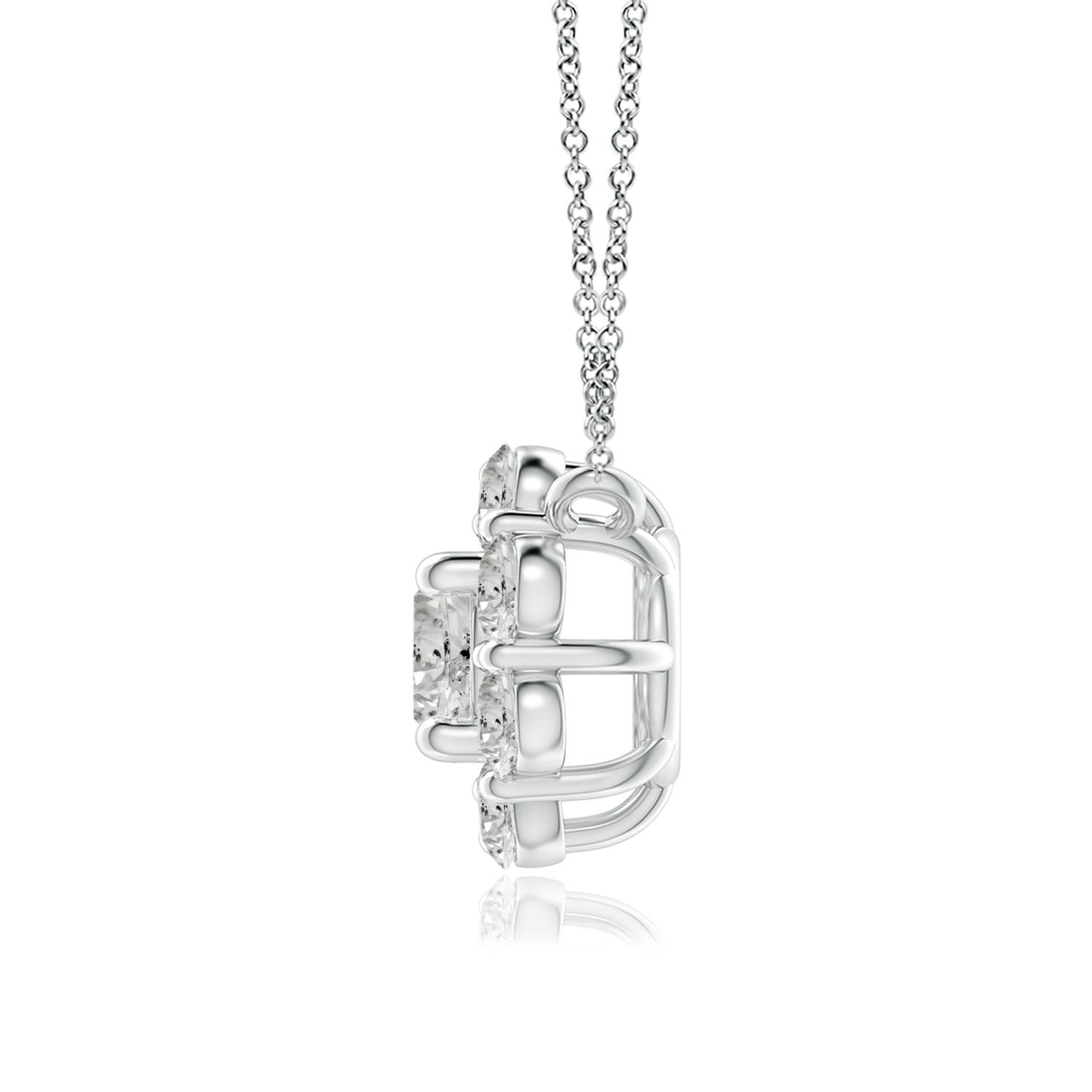 K, I3 / 0.77 CT / 14 KT White Gold