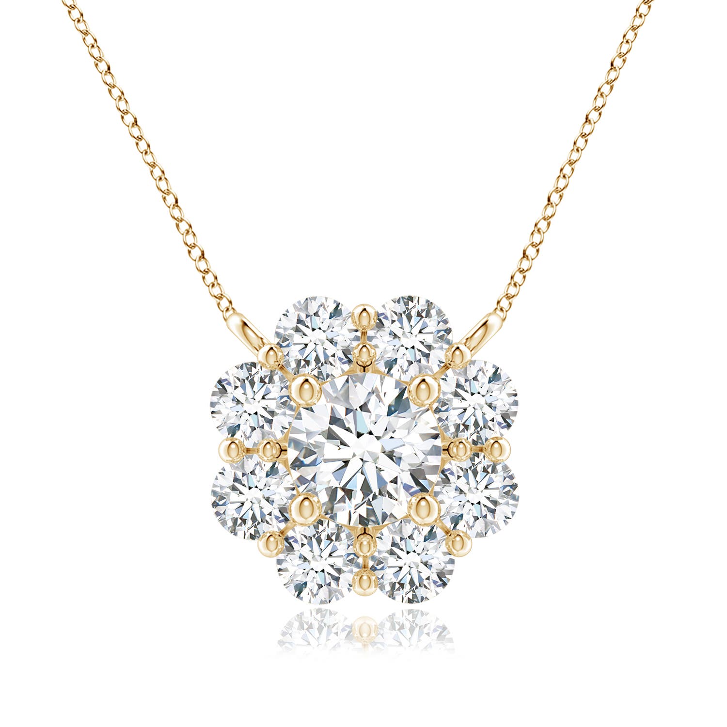 F-G, VS / 0.99 CT / 14 KT Yellow Gold