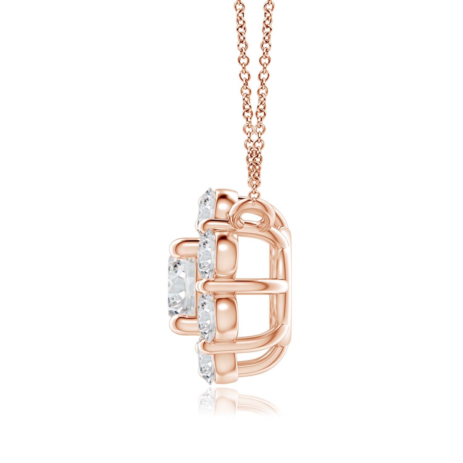 H, SI2 / 0.99 CT / 14 KT Rose Gold