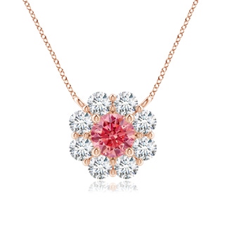 Round Fancy Intense, VS2 Pink Diamond