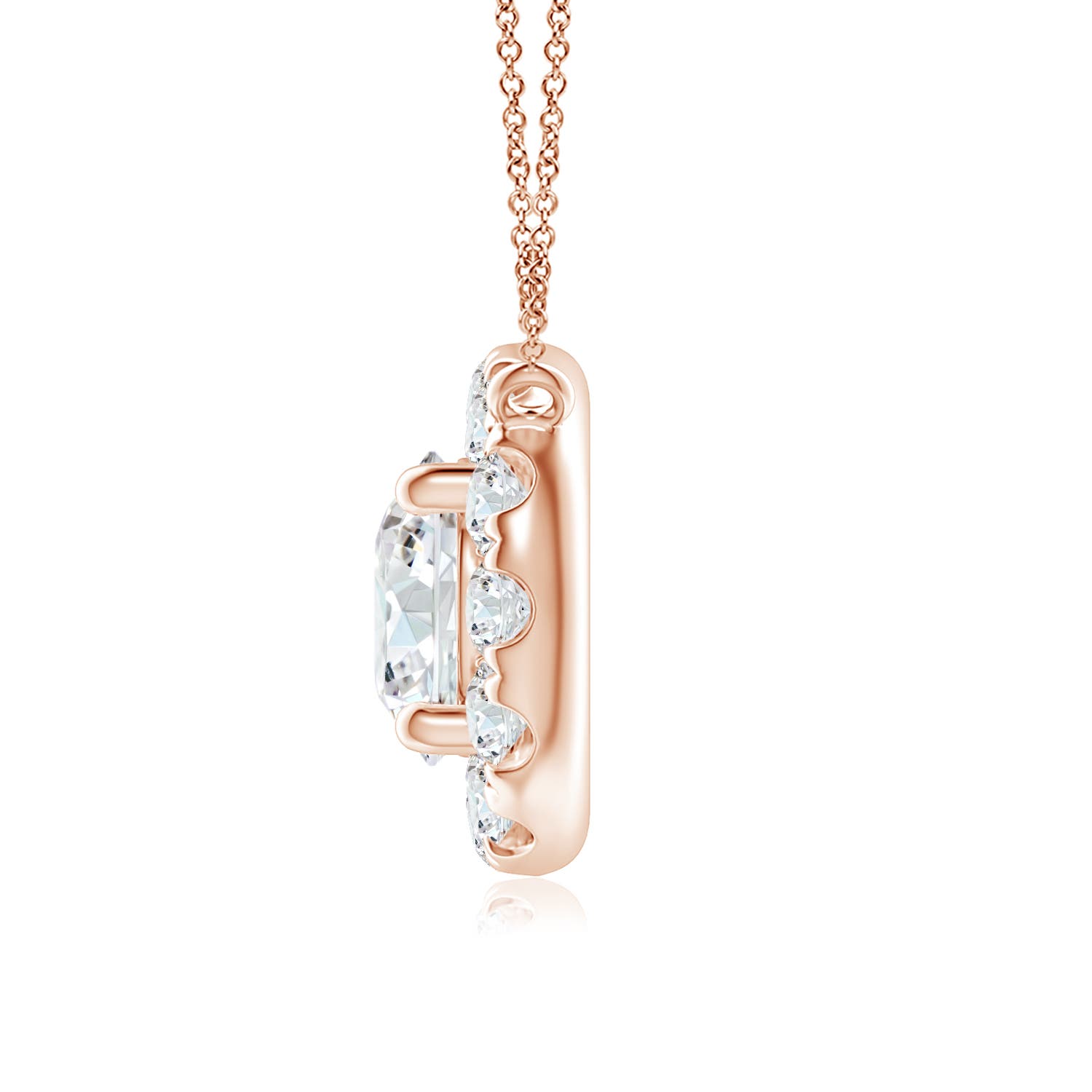 F-G, VS / 0.75 CT / 14 KT Rose Gold