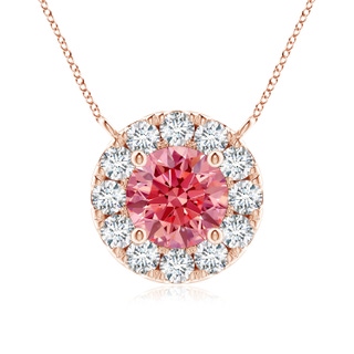Round Fancy Intense, VS2 Pink Diamond