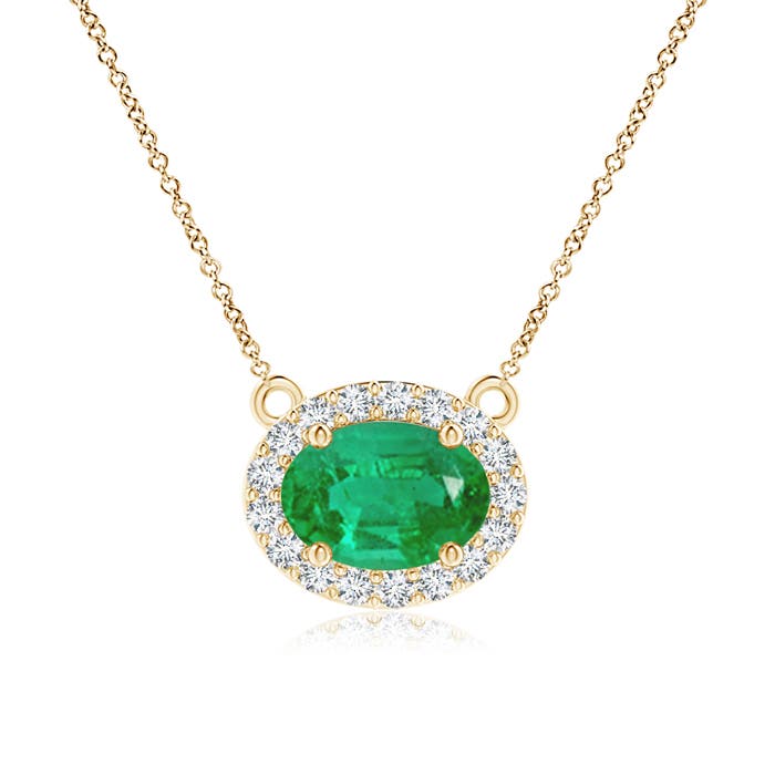 AA - Emerald / 0.83 CT / 14 KT Yellow Gold