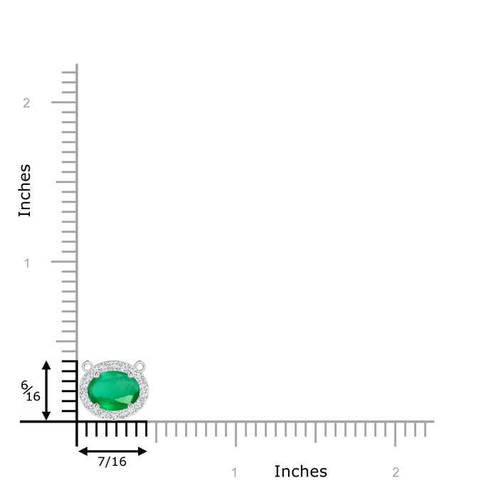 A - Emerald / 1.32 CT / 14 KT White Gold