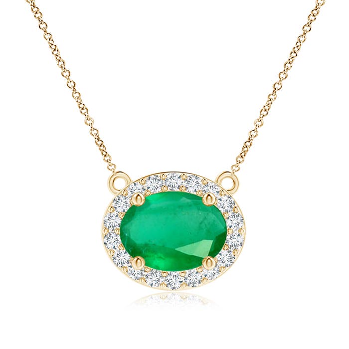 A - Emerald / 1.32 CT / 14 KT Yellow Gold