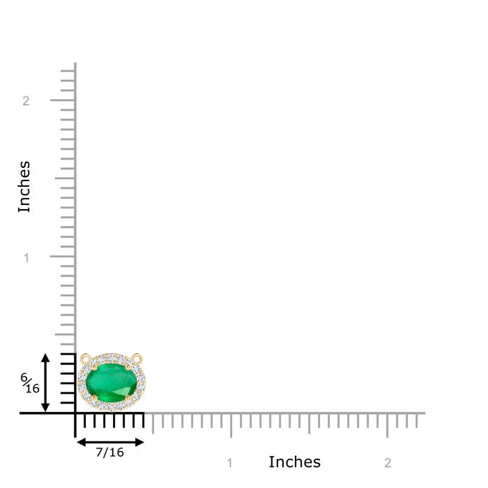 A - Emerald / 1.32 CT / 14 KT Yellow Gold