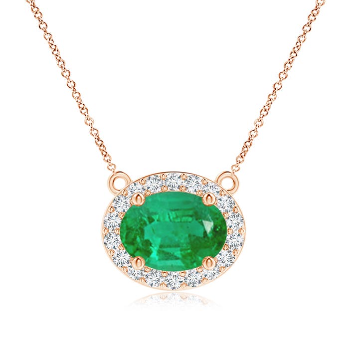 AA - Emerald / 1.32 CT / 14 KT Rose Gold