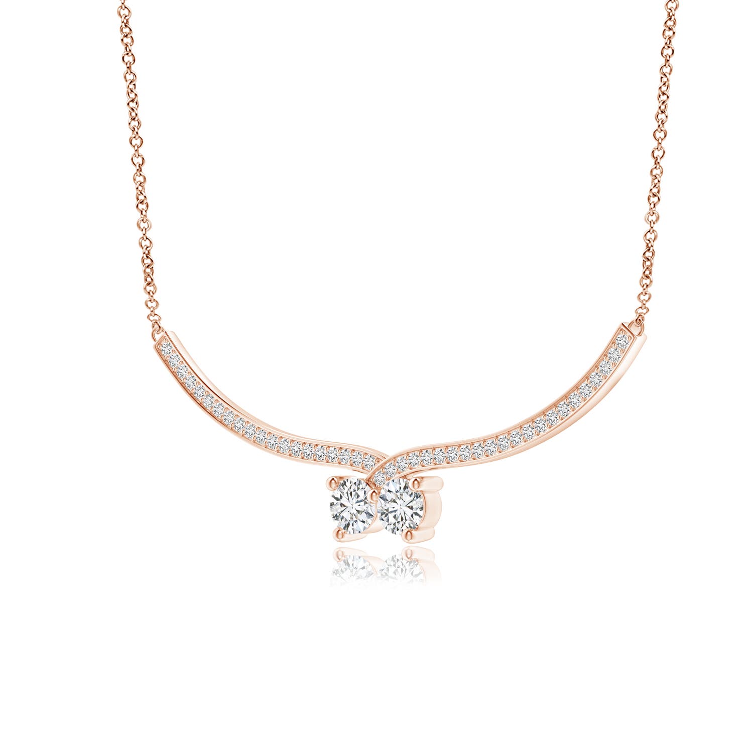 H, SI2 / 0.99 CT / 14 KT Rose Gold