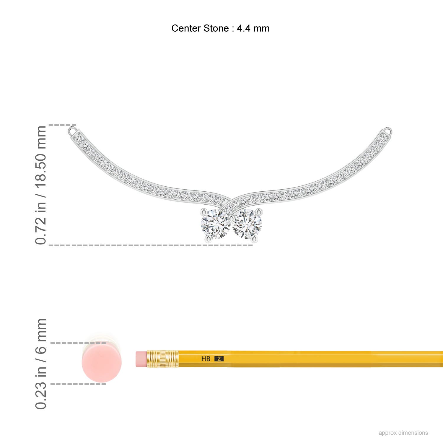 H, SI2 / 0.99 CT / 14 KT White Gold