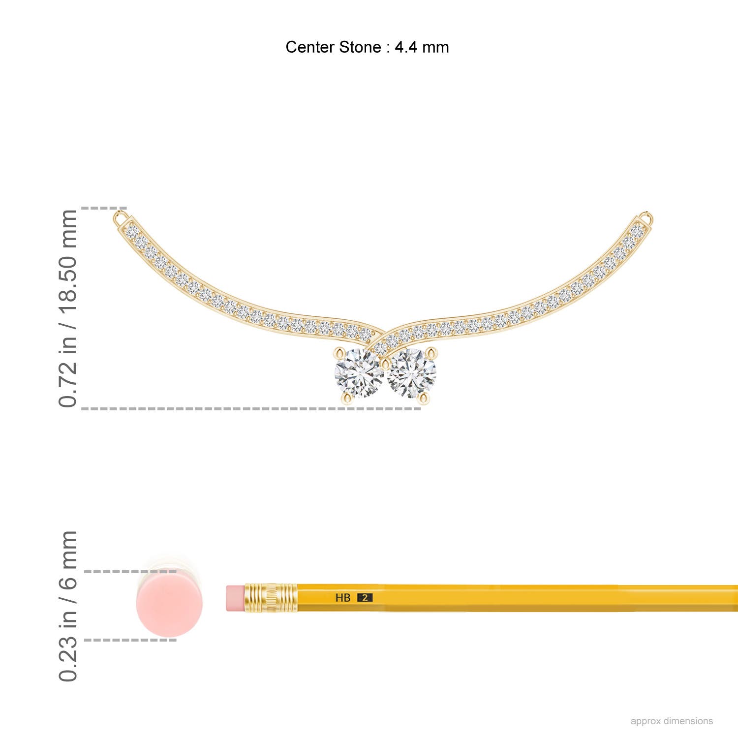 H, SI2 / 0.99 CT / 14 KT Yellow Gold