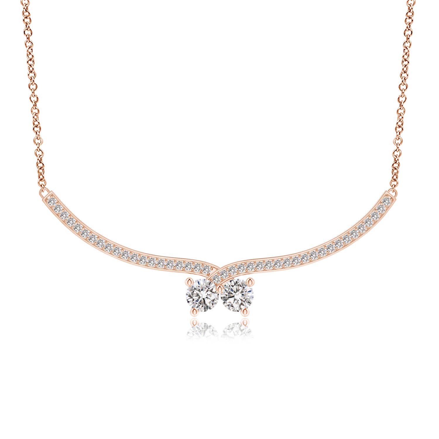 I-J, I1-I2 / 0.99 CT / 14 KT Rose Gold