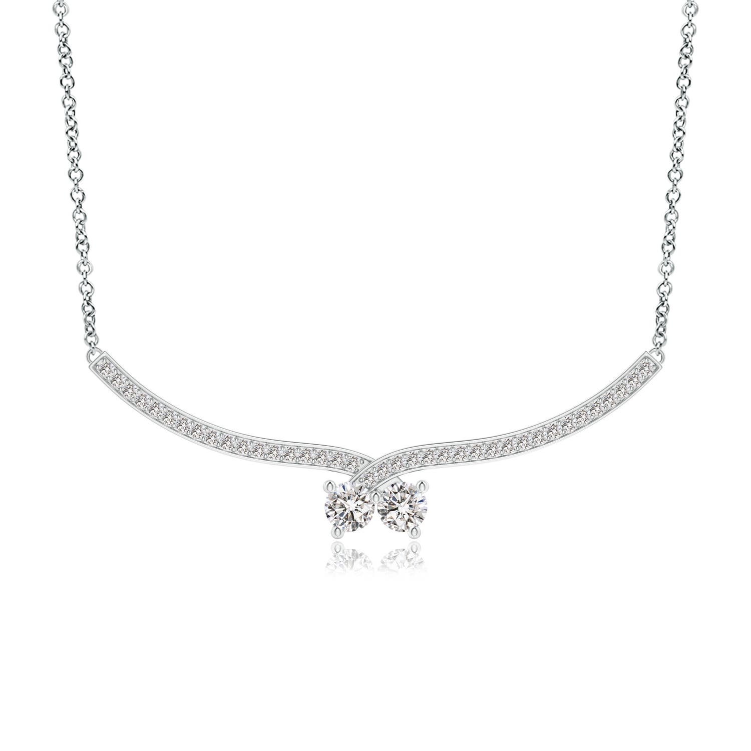 I-J, I1-I2 / 0.76 CT / 14 KT White Gold