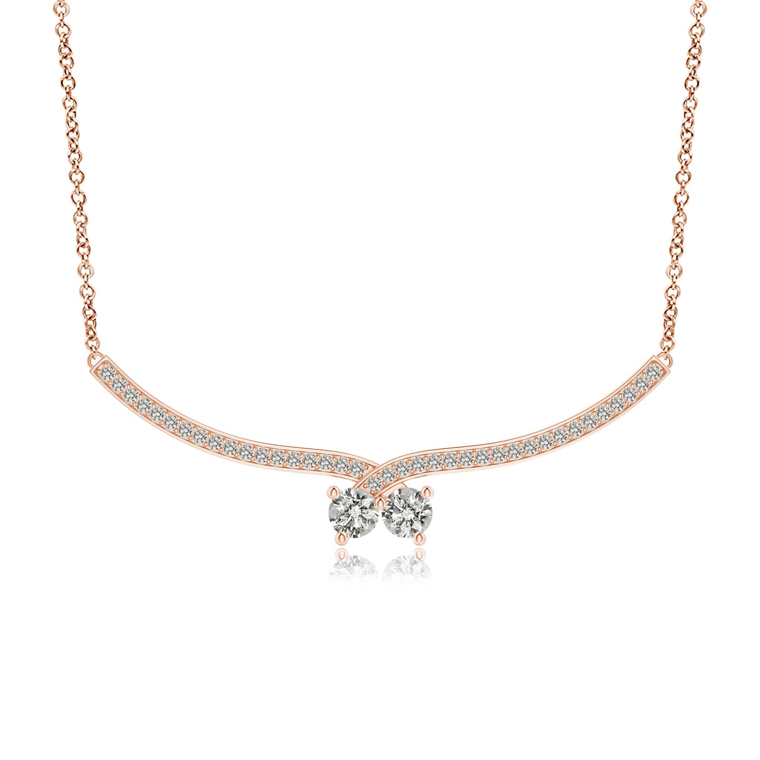 K, I3 / 0.76 CT / 14 KT Rose Gold