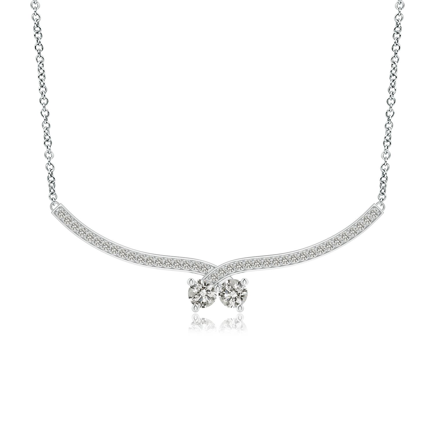 K, I3 / 0.76 CT / 14 KT White Gold