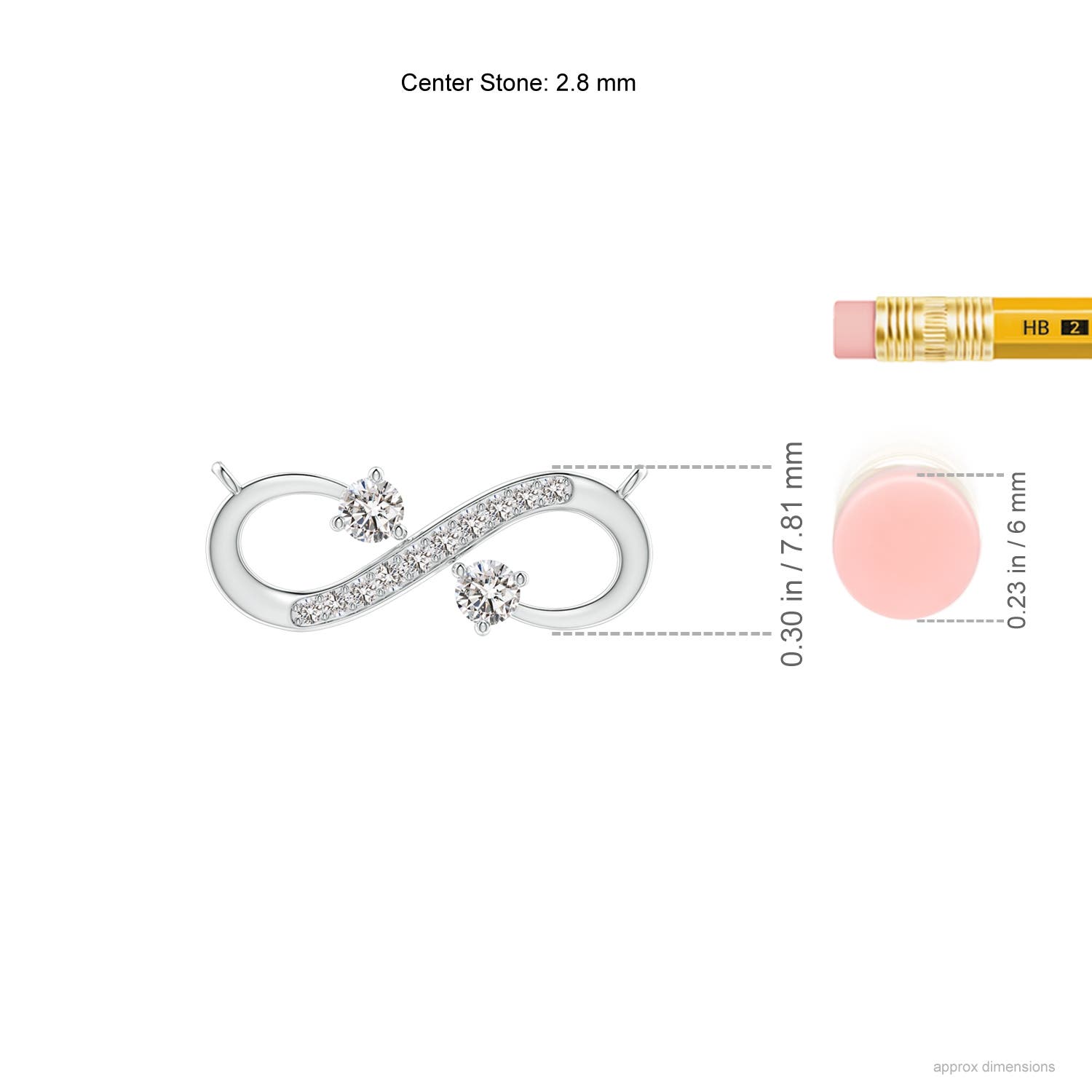 I-J, I1-I2 / 0.25 CT / 14 KT White Gold