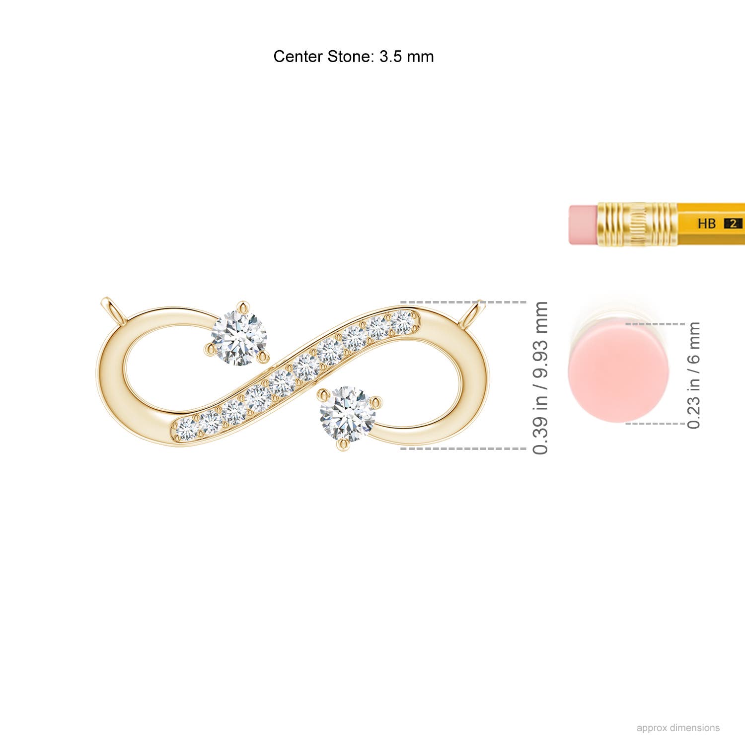 G, VS2 / 0.49 CT / 14 KT Yellow Gold