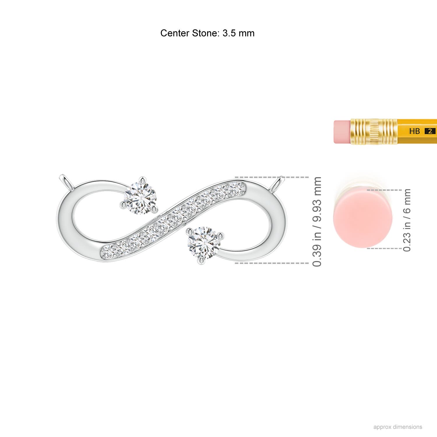 H, SI2 / 0.49 CT / 14 KT White Gold