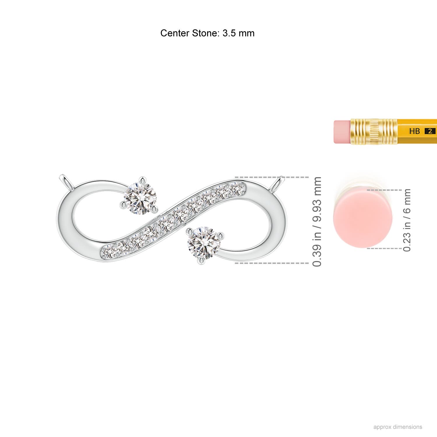 I-J, I1-I2 / 0.49 CT / 14 KT White Gold