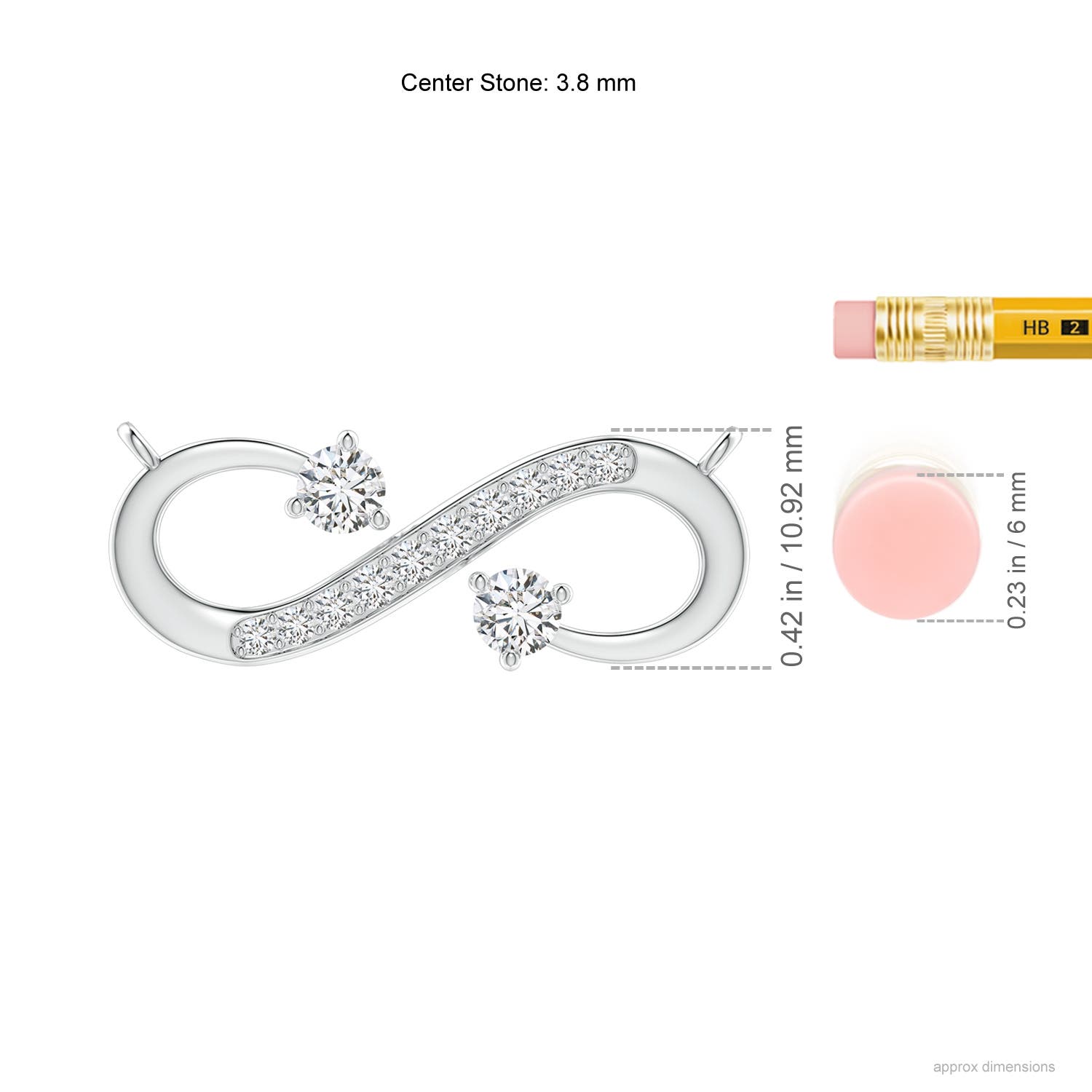 H, SI2 / 0.61 CT / 14 KT White Gold