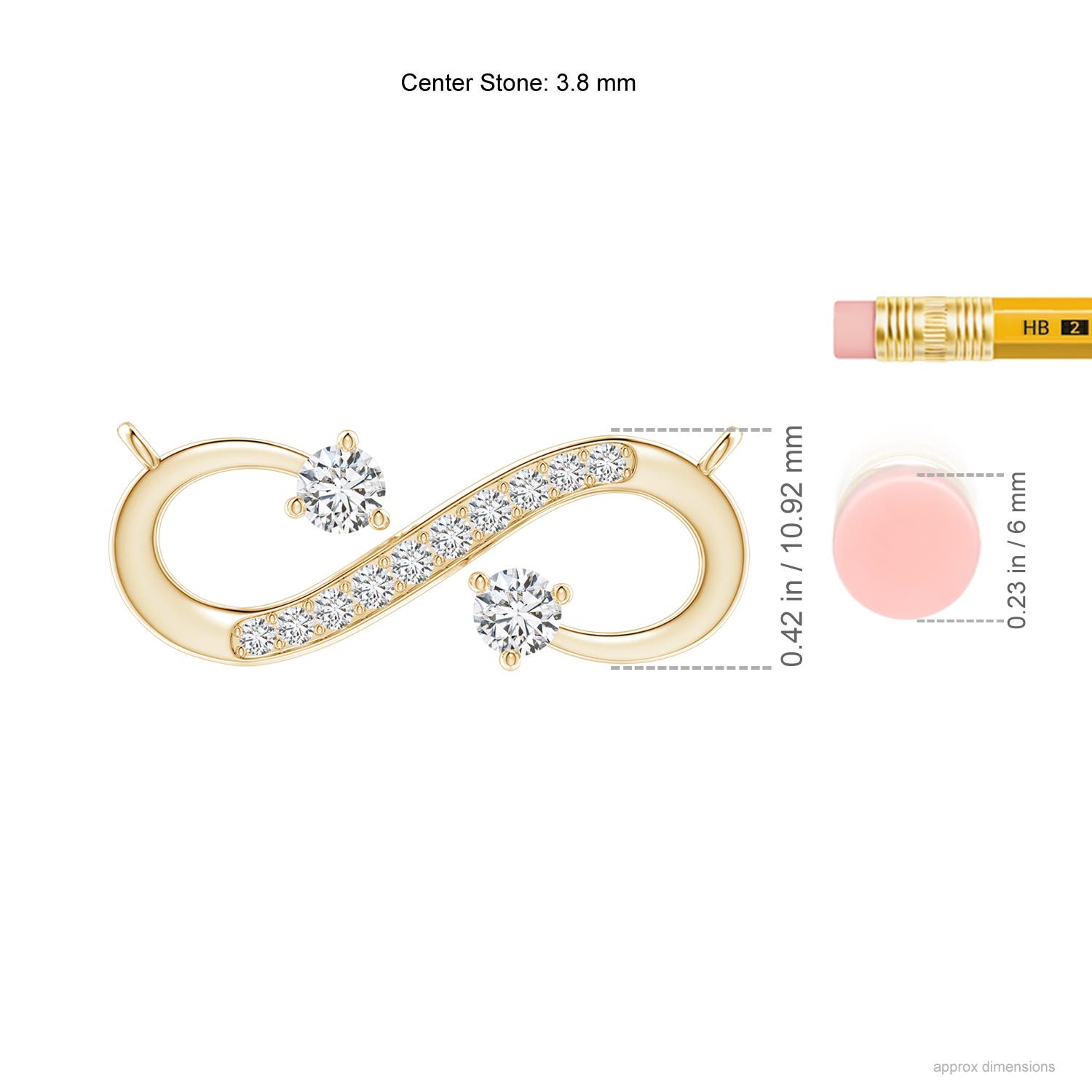 H, SI2 / 0.61 CT / 14 KT Yellow Gold