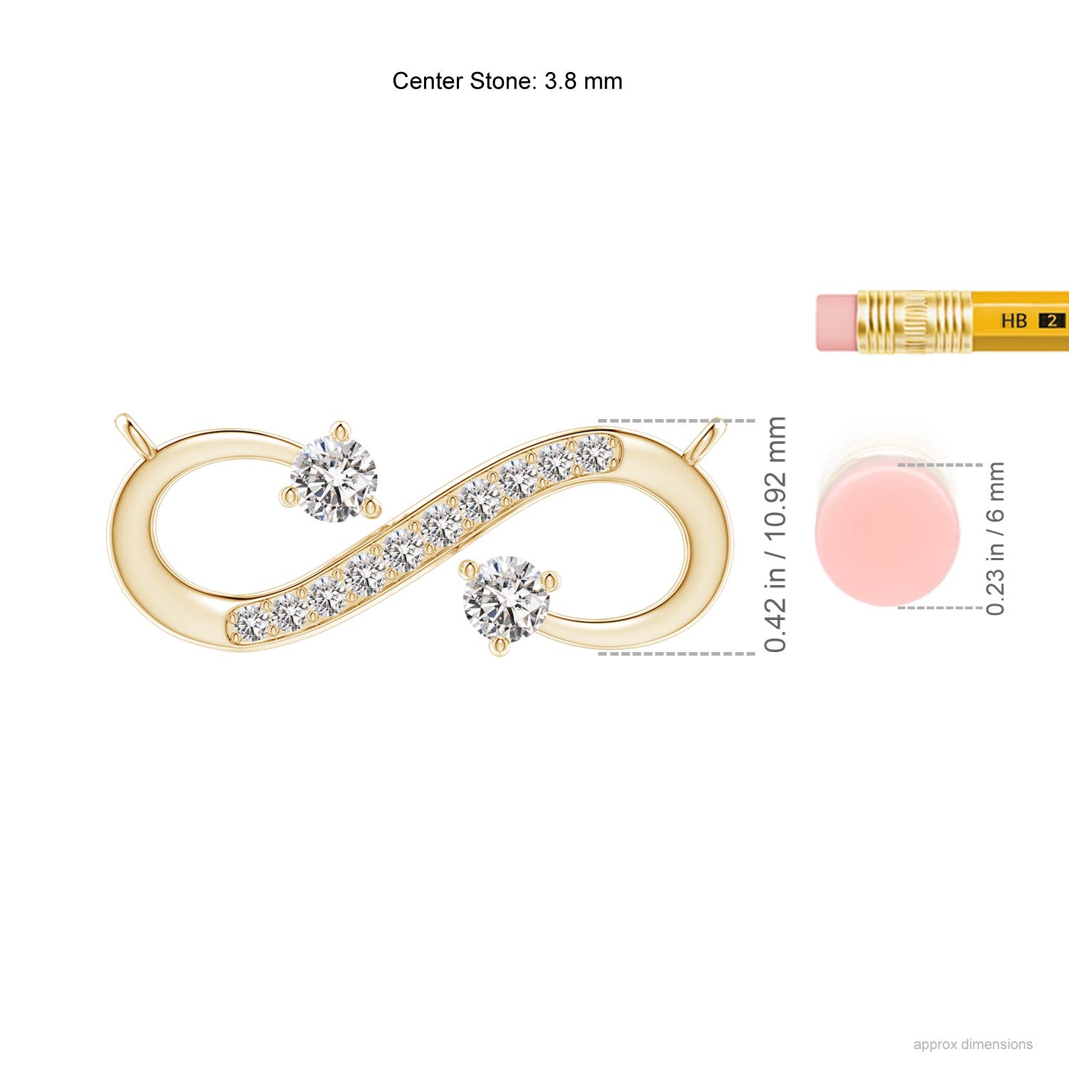 I-J, I1-I2 / 0.61 CT / 14 KT Yellow Gold