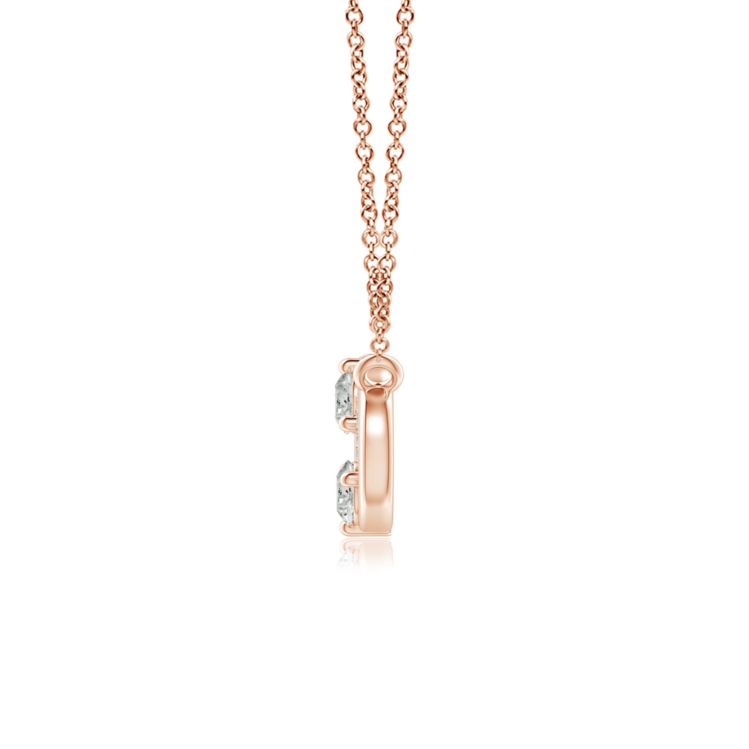 K, I3 / 0.61 CT / 14 KT Rose Gold