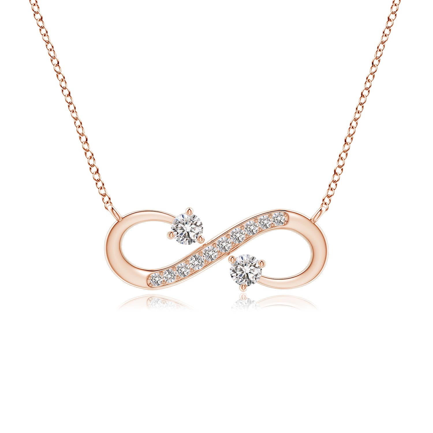 I-J, I1-I2 / 0.33 CT / 14 KT Rose Gold