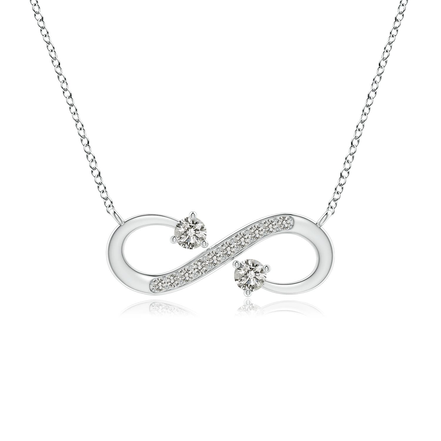 K, I3 / 0.33 CT / 14 KT White Gold