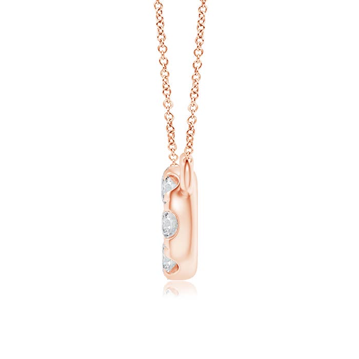 H, SI2 / 0.12 CT / 14 KT Rose Gold