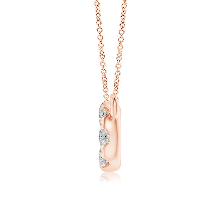 K, I3 / 0.12 CT / 14 KT Rose Gold