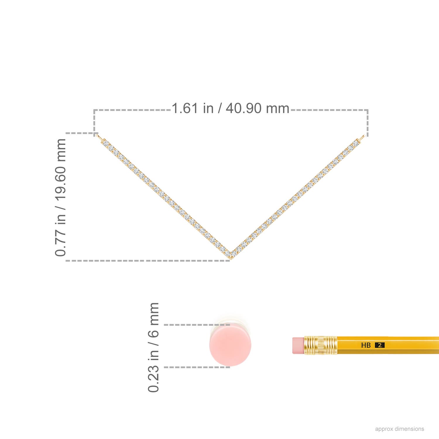 G, VS2 / 0.15 CT / 14 KT Yellow Gold