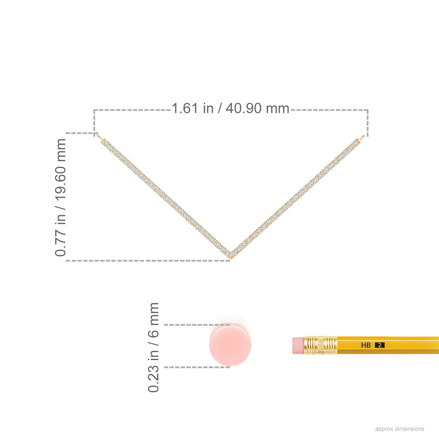 H, SI2 / 0.15 CT / 14 KT Yellow Gold