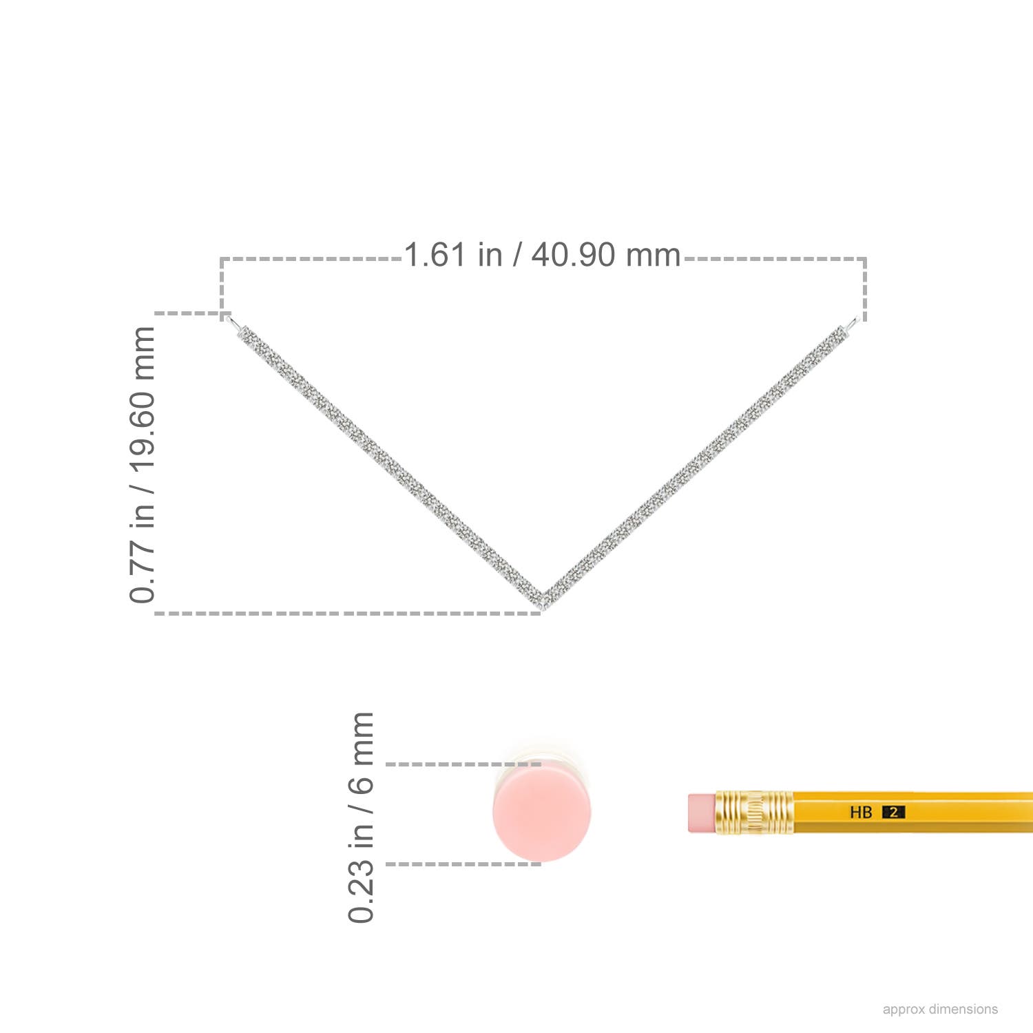 K, I3 / 0.15 CT / 14 KT White Gold