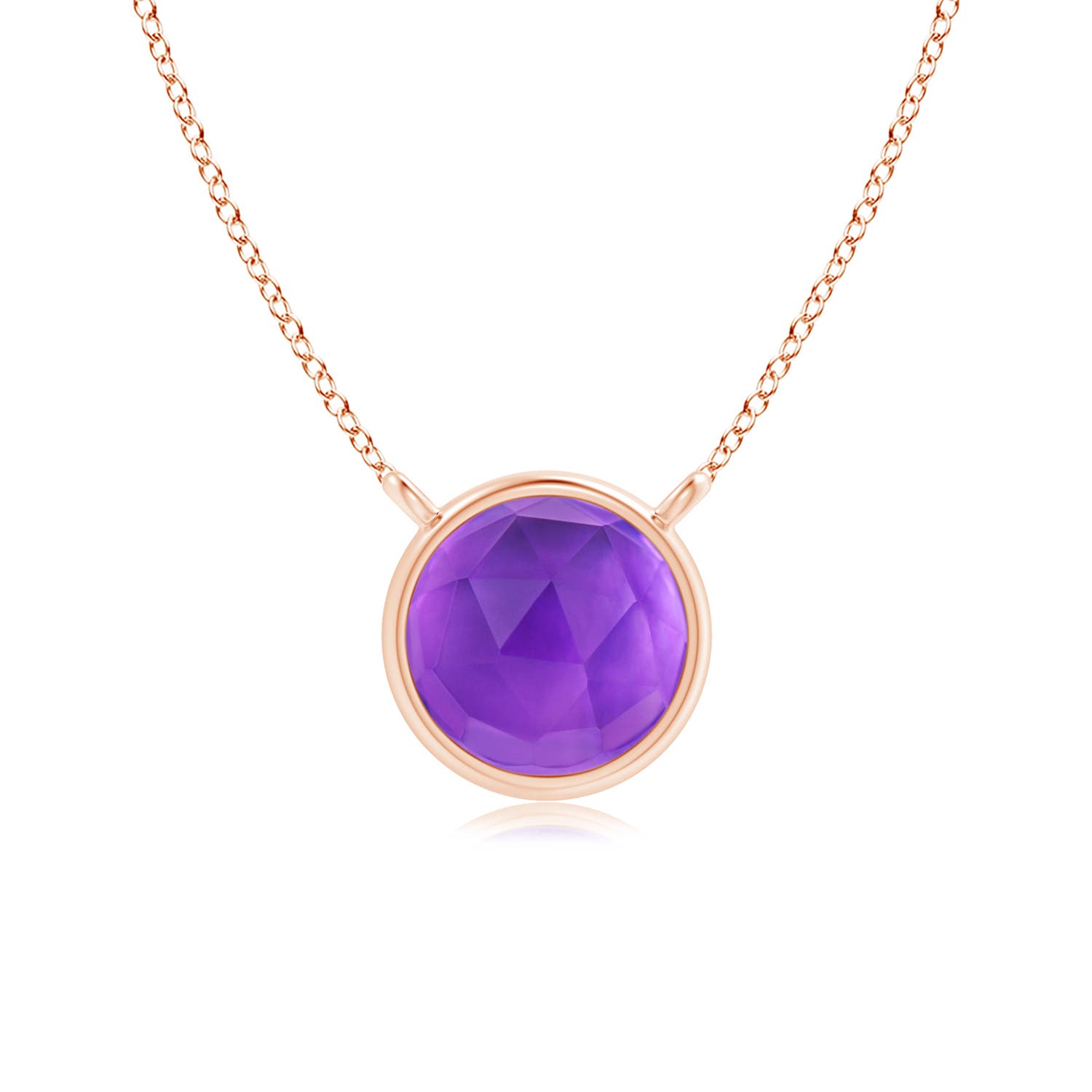 AAA - Amethyst / 0.5 CT / 14 KT Rose Gold