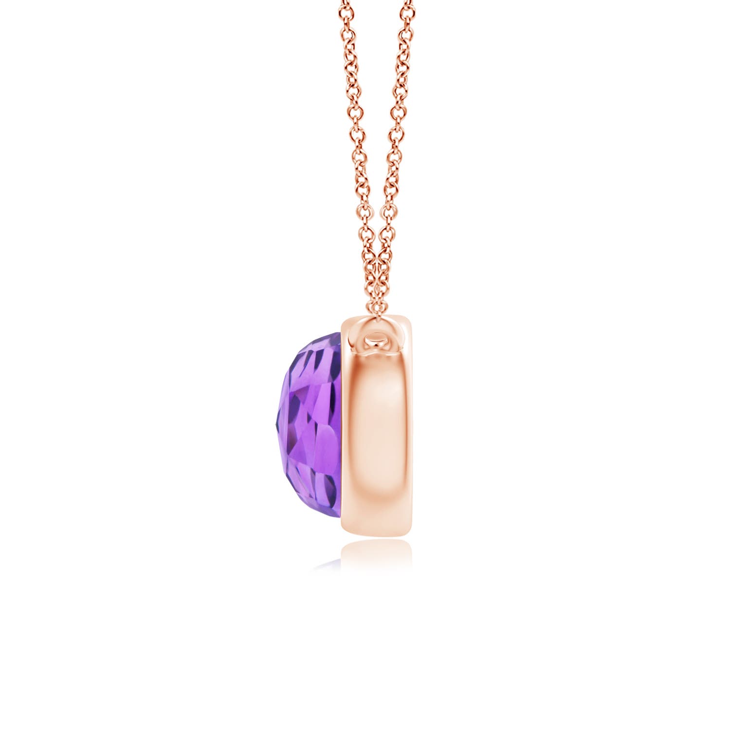 AAA - Amethyst / 0.5 CT / 14 KT Rose Gold