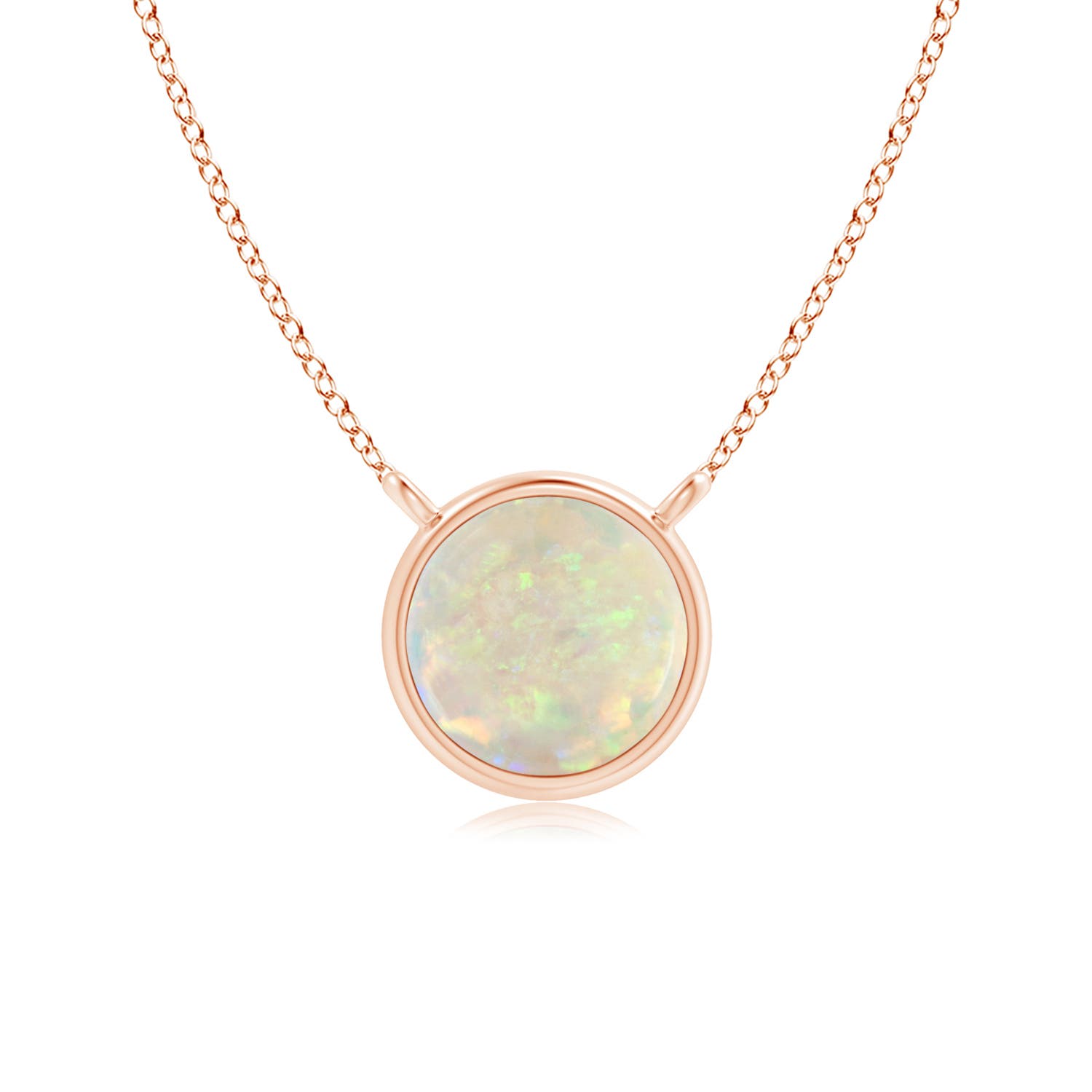 AAA - Opal / 0.33 CT / 14 KT Rose Gold