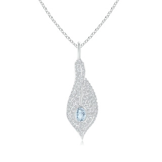 Oval A Aquamarine