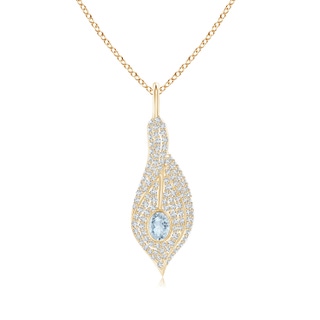 Oval A Aquamarine