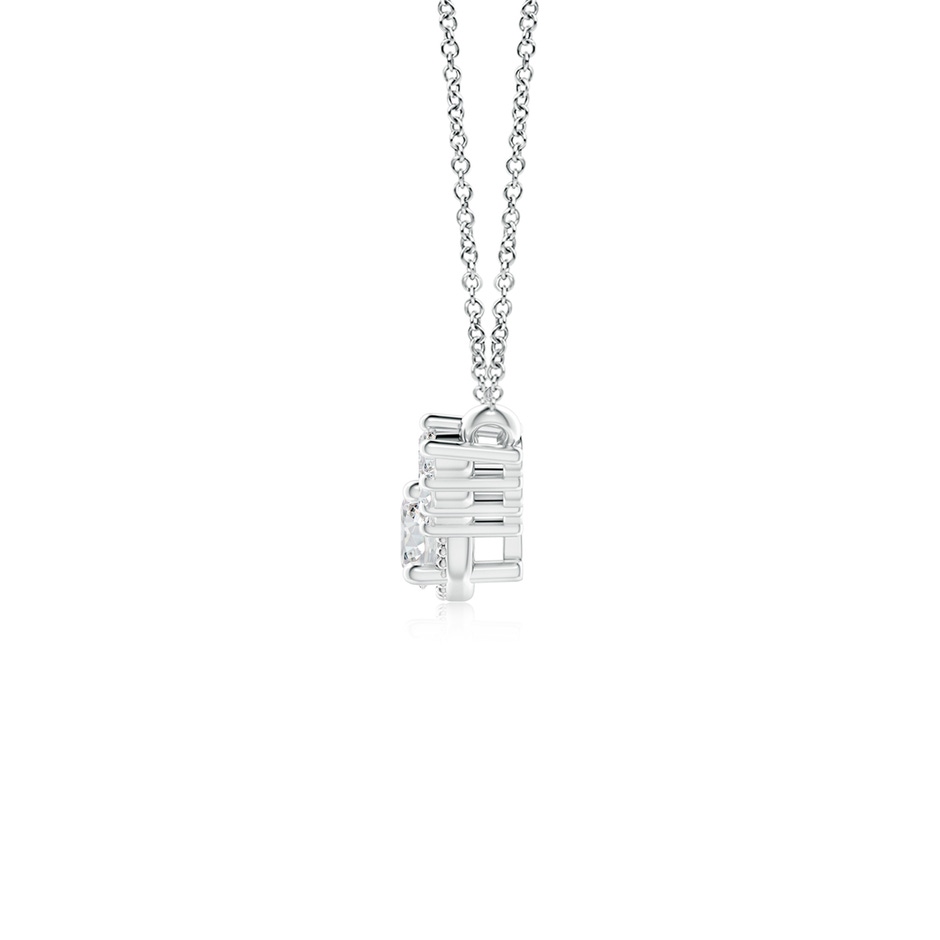 5.1mm HSI2 Vintage Inspired Diamond Curved Bar Pendant in White Gold side 199