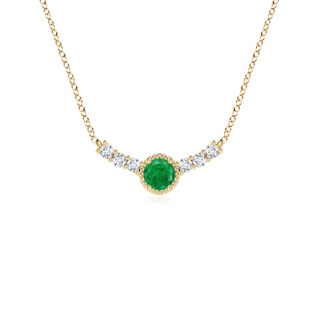 Round AA Emerald