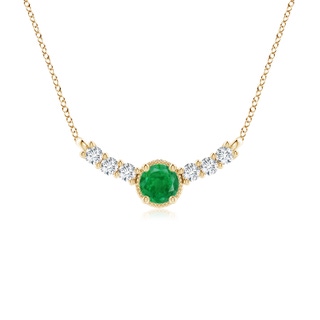 Round AA Emerald