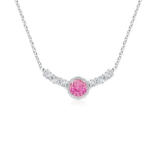 Round AA Pink Sapphire