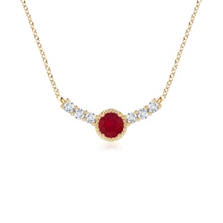 Round AA Ruby